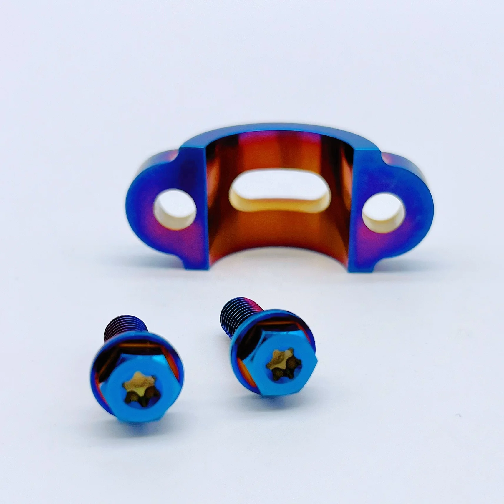 CNC machining titanium Rotating Bar Clamp Brake/ Clutch kit set for KTM