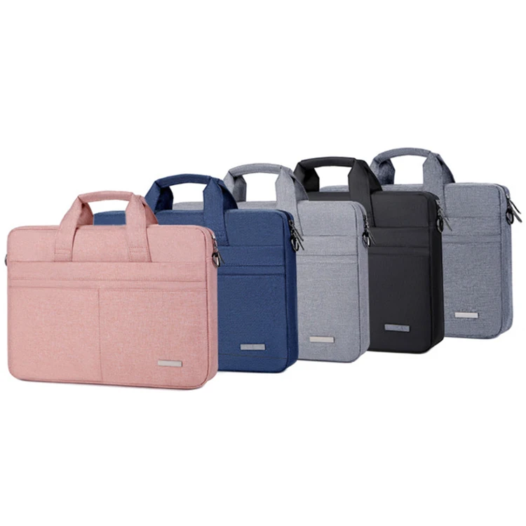 Oem Odm Custom Logo Polyester Briefcase Computer Businesssleeve Shoulder Messenger Bag Laptop Bags Covers For Men Women Ladies
