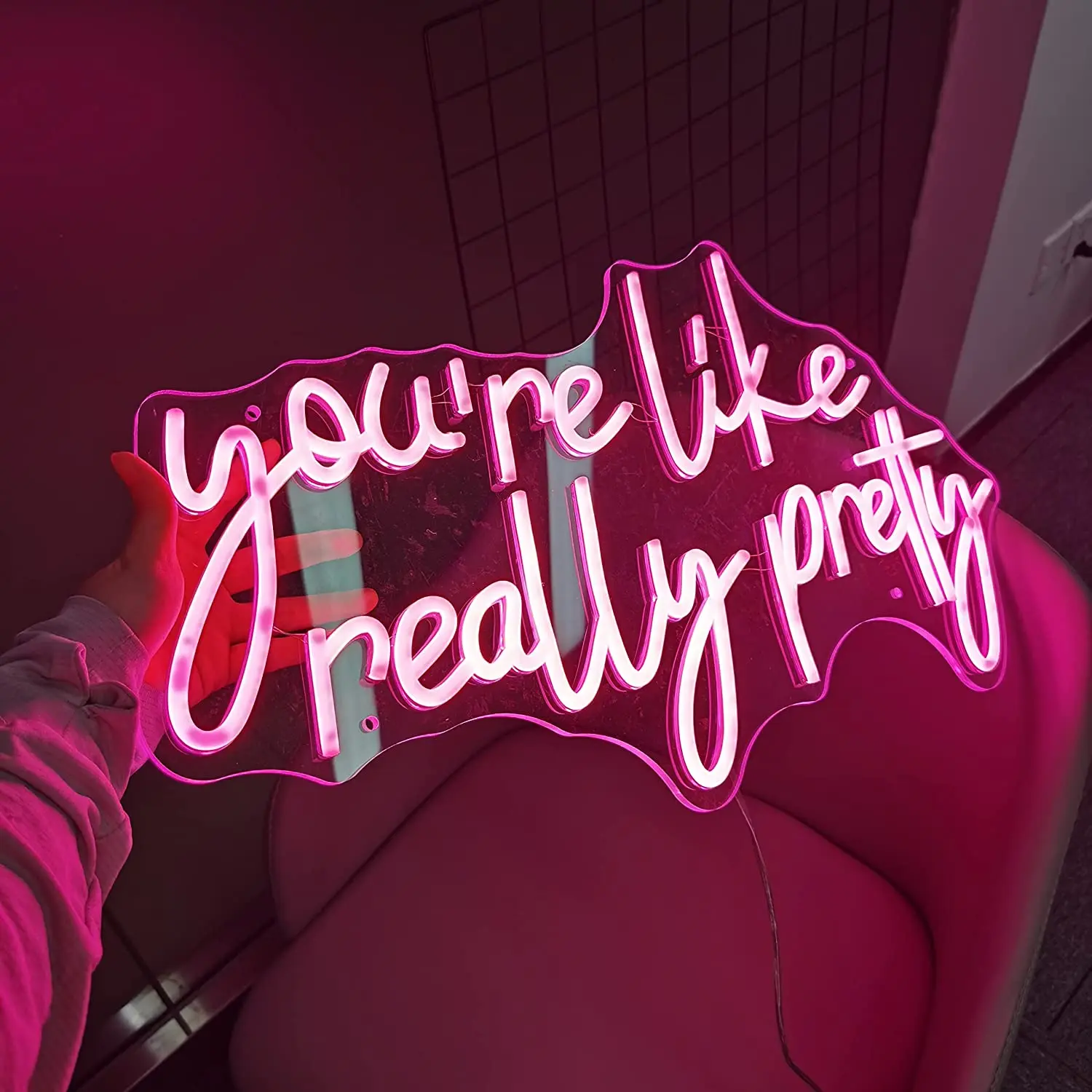 High Quality Material I Love You so Much Neon Signs LED Light Sign for Wedding Bedroom Decor Home