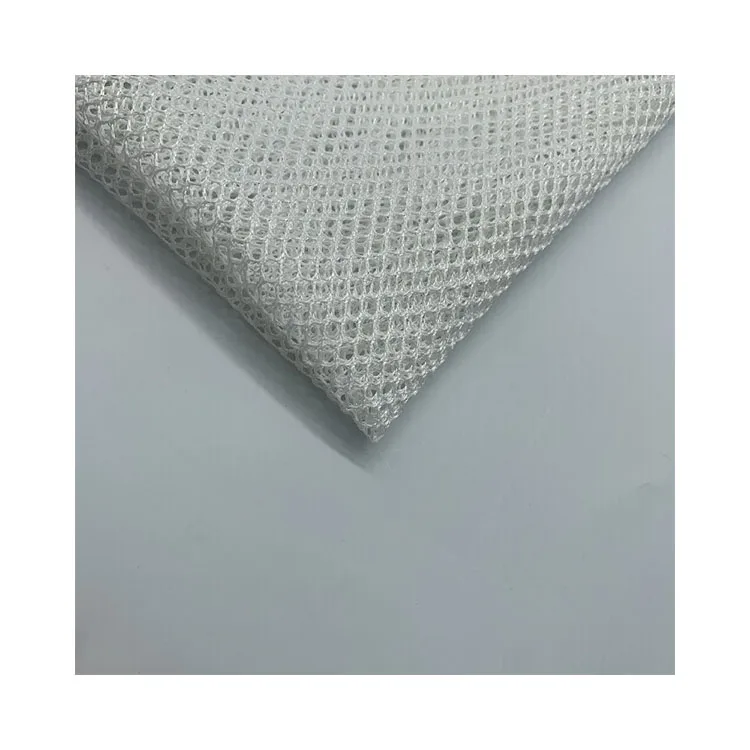 China Factory Wholesale White 100% Polyester Dry Fit Fabric Mesh Fabric