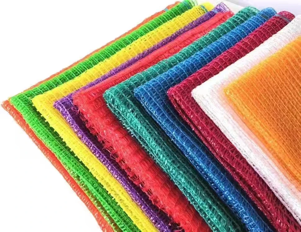 Environmentally friendly security PP/PR mesh washing onion bag mesh fabric rolls hot sale