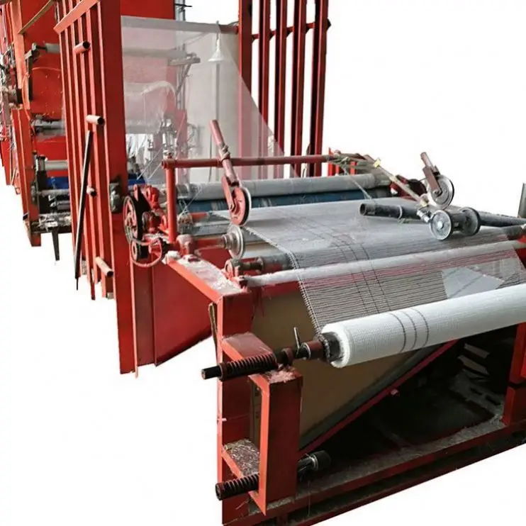 Square Mesh Weaving Machine Fiberglass Mesh Making Machine To Make Wire Mesh