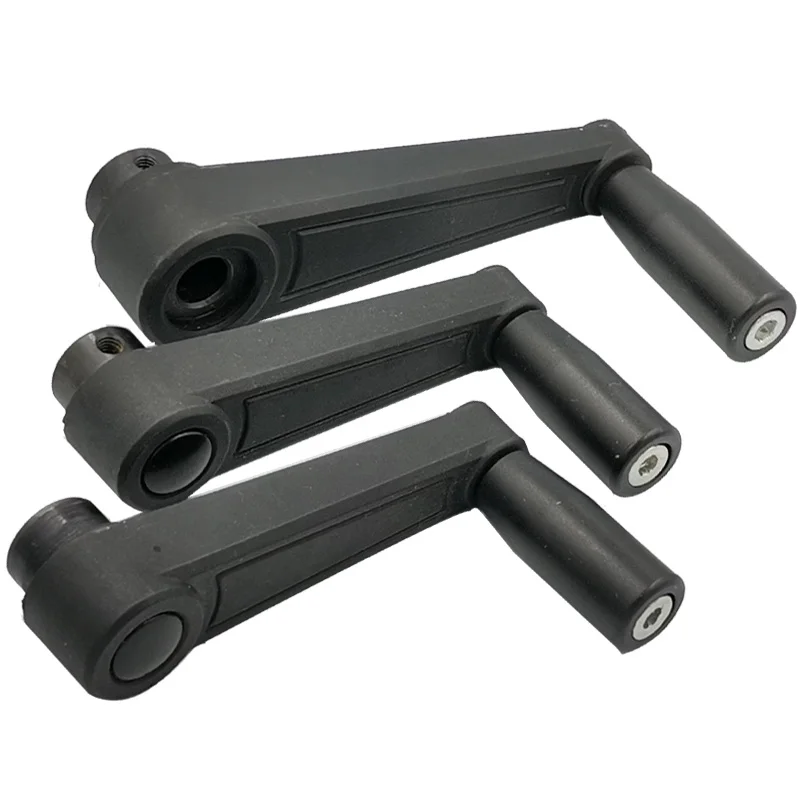 Machine tools round hole square hole 8 10 12 14 16 Plastic Folding Crank Handles folded handles