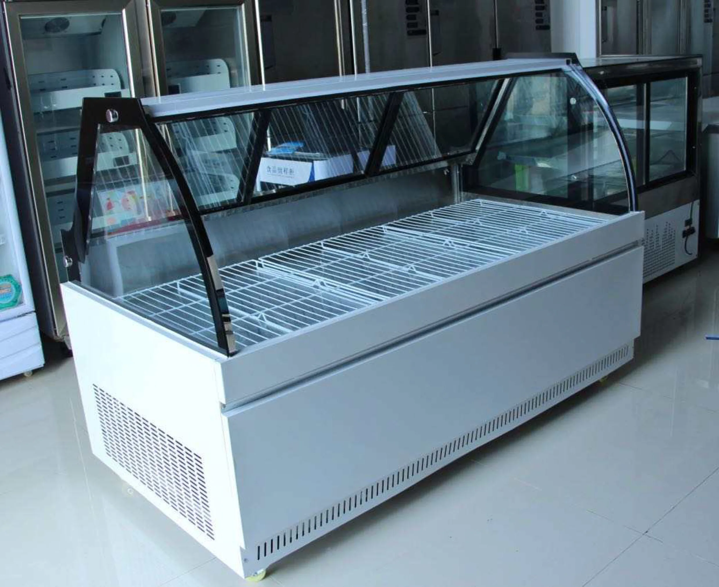 hot sale cooler meat frozen display refrigerator chiller showcase storing meat prices for supermarket meat