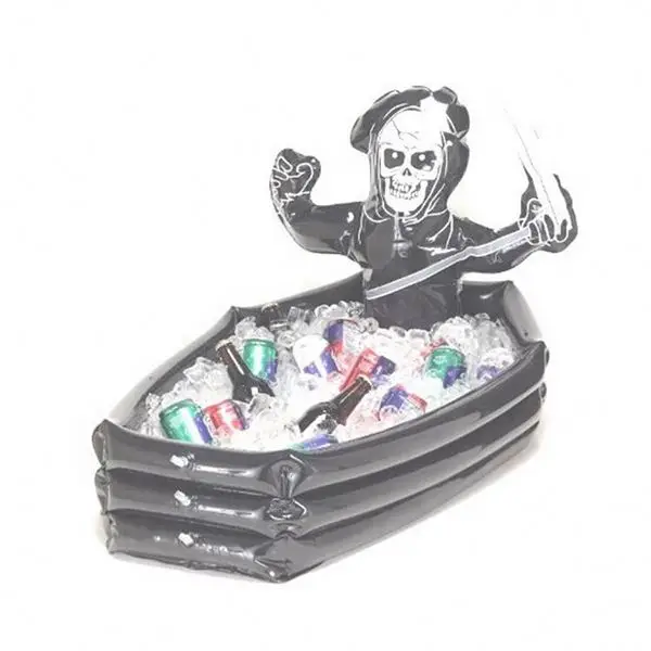 Creative converting halloween skeleton in coffin inflatable cooler vampire coffin pictures