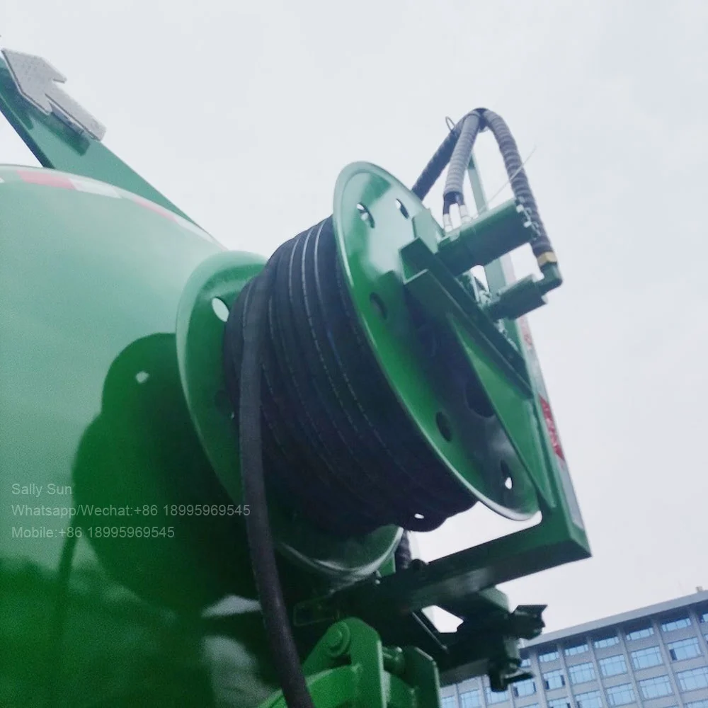 Hot sale 10m3 20m3 feces fecal sewage suction truck with vaccum truck hose sewage suction tanker truck for sale Good Price