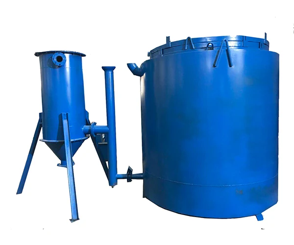 horizontal rice husk charcoal carbonization furnace