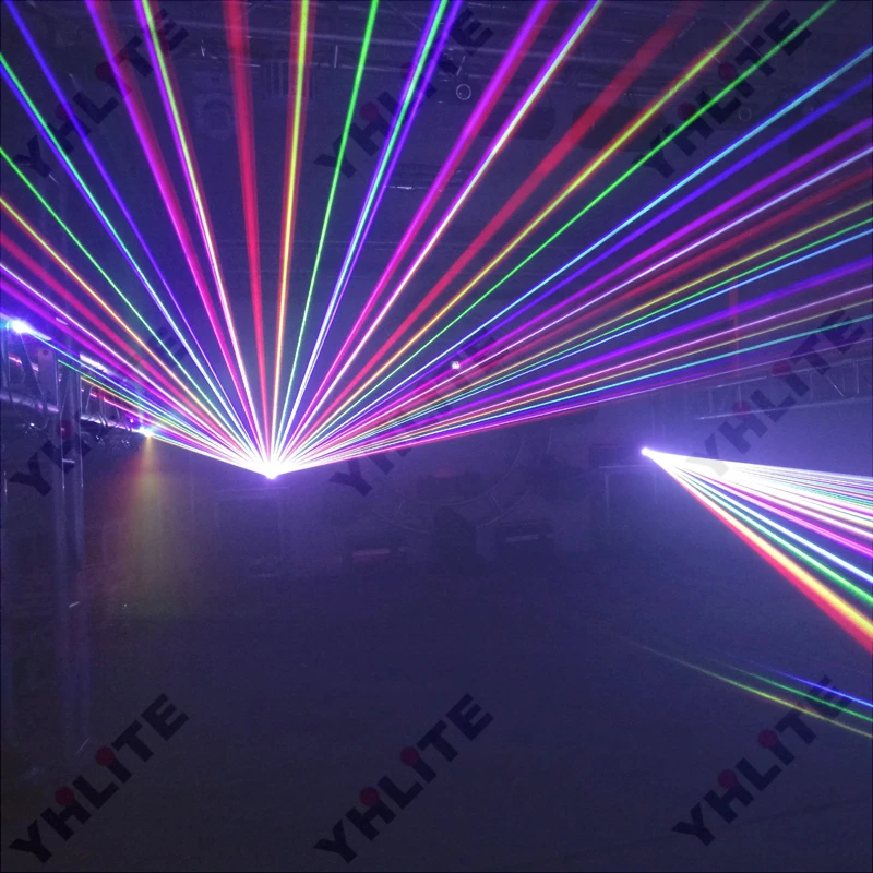 8W Laser light professional 3d laser projector 8w RGB lazer Animation disco dj laser light