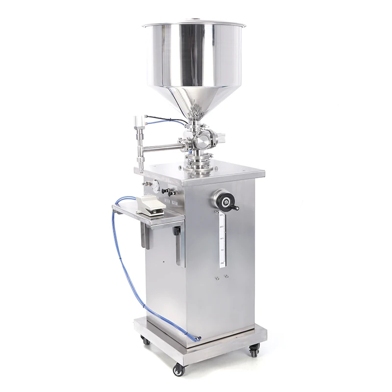 Semi Automatic Vertical Liquid Cream Essence Perfume Shampoo Emulsion Filling Packing Machine
