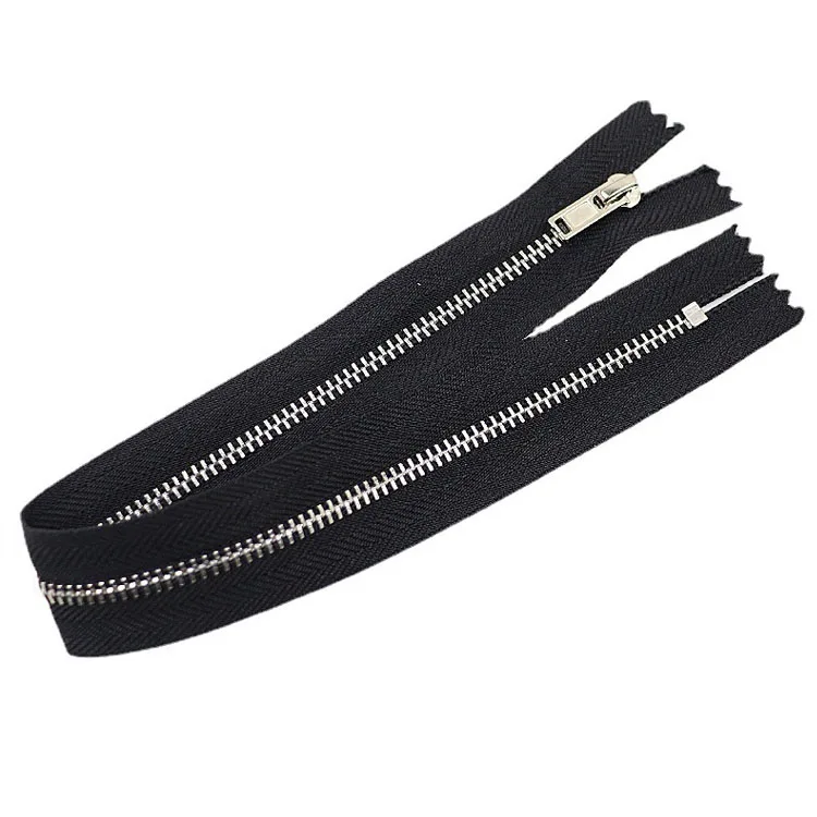 Manufacturer Wholesale Price 3# 5# 8# High Quality Double Side Custom Zip Clothing Jacket Open-End Two Way Metal Zipper