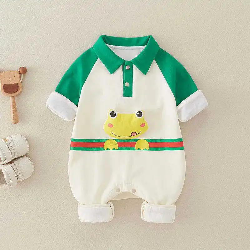 Cotton Newborn Infant Boys Girls Bodysuit Clothes Sets Baby Rompers