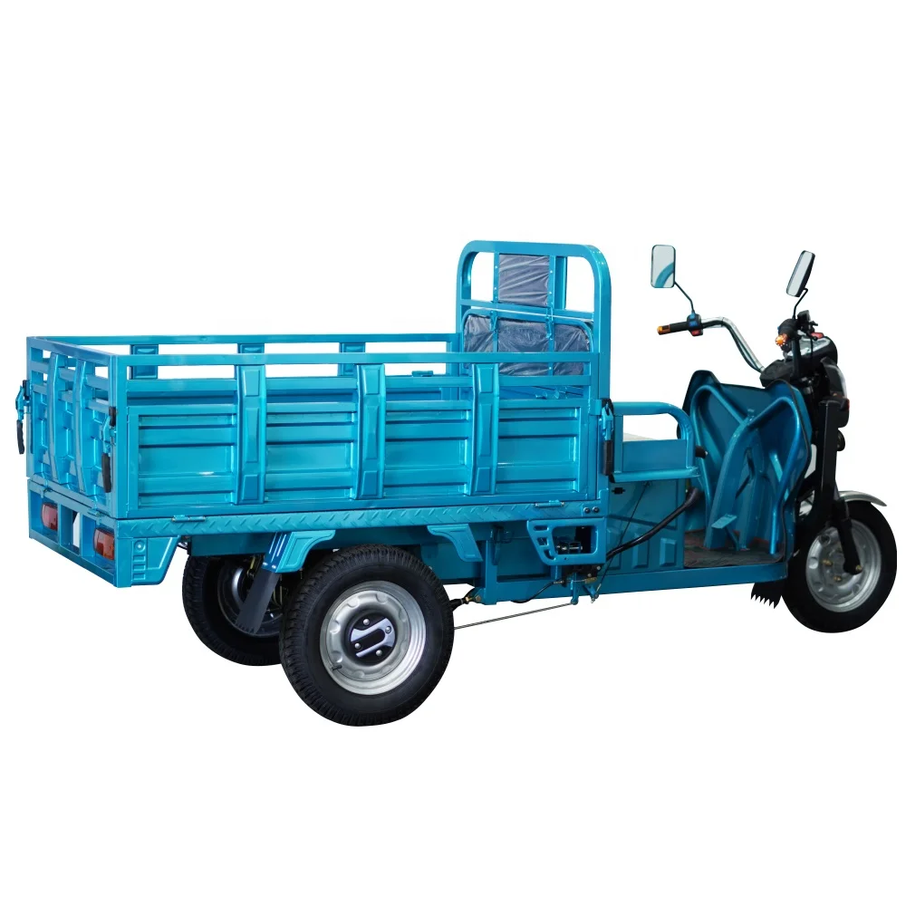 Factory direct motorised cargo tricycle 3 wheels 2000W high power big load convertible 60v Voltage