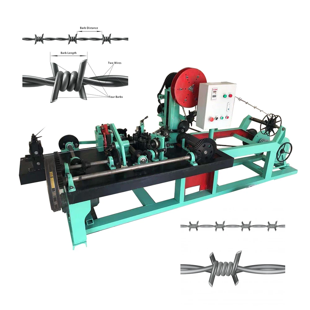 2022  Anping supplier automatic razor barbed wire making machine wire barbing machine