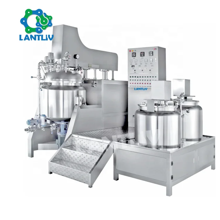GMP Standard Stainless Steel Batch High Shear Dispersing Emulsifying Mixer Homogenizer for Cosmetics