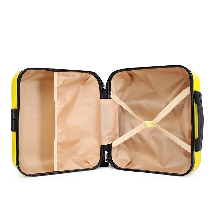 Promotional 18 Inch Kids Travel Luggage Customized Cartoon Logo Bright color Kids Baby Travel Suitcase Luggage