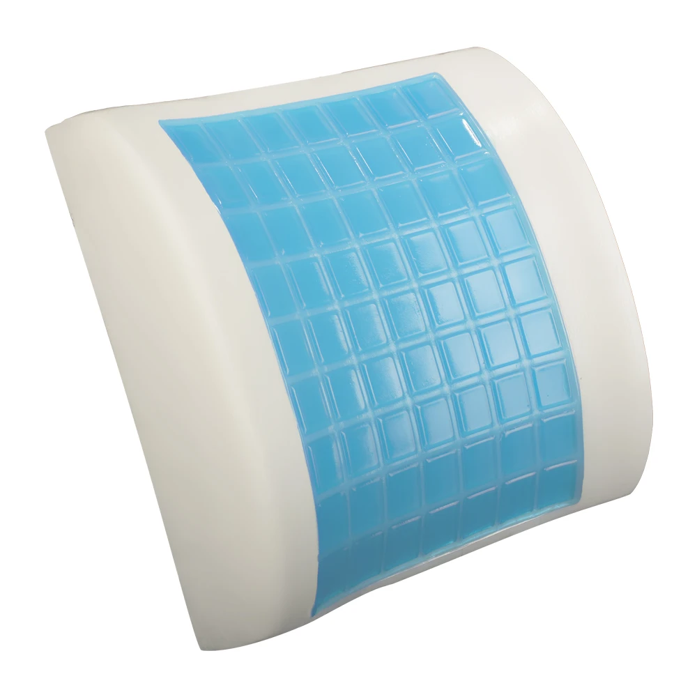 Car Seat Cooling Gel Back Cushion Memory Foam Back Support Cushion  Lower Back Pain Pillow for Body Relax