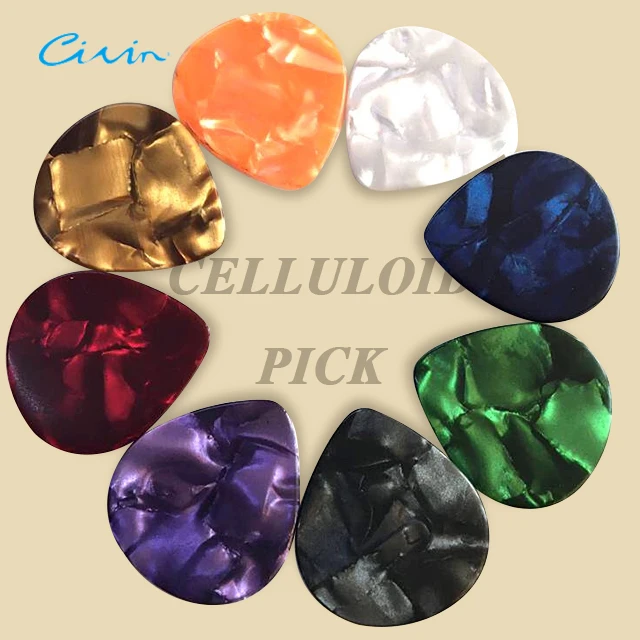 Wholesales Price 0.71mm Thickness Plastic Celluloid Guitar Picks