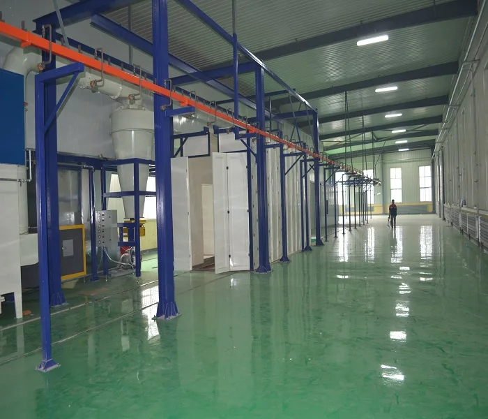 
Steel profile powder coating line automatic powder coating line system 