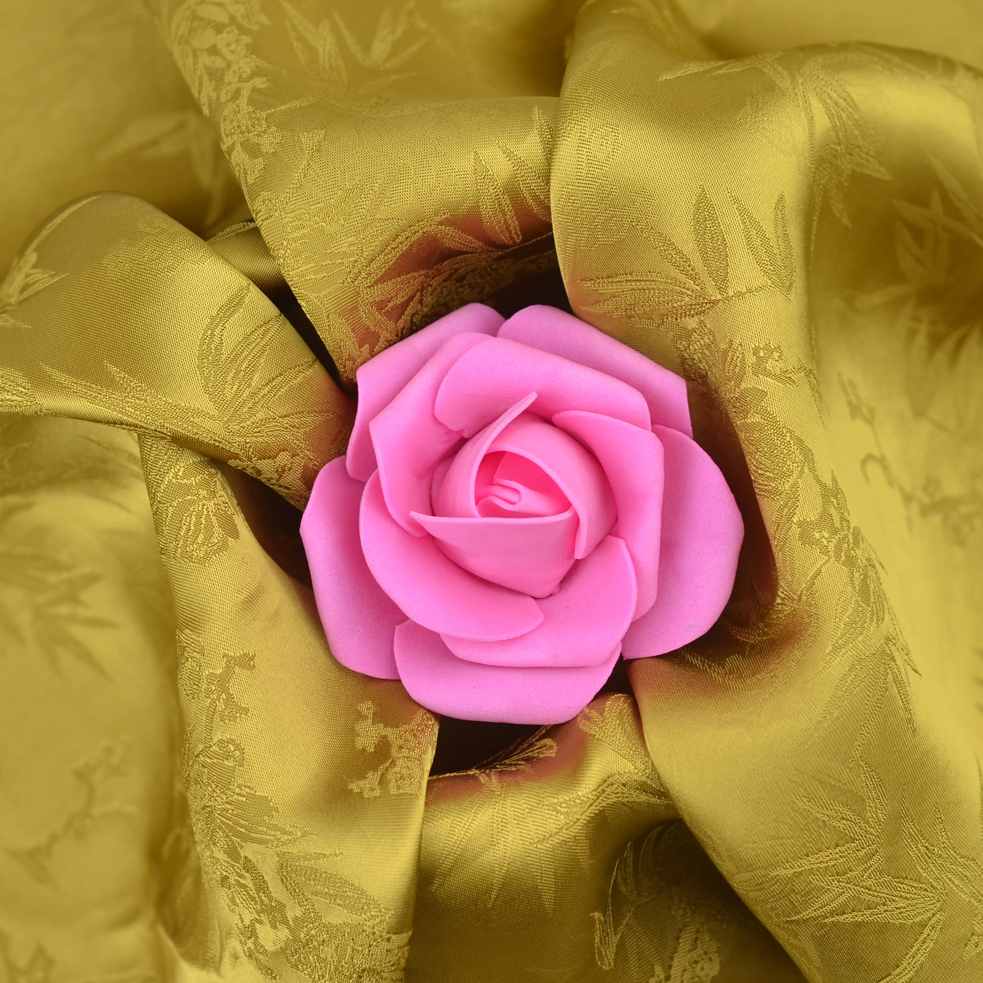 Bamboo dry and strong human silk dark jacquard fabric 165g imitation silk light jacquard satin dress cheongsam fabric