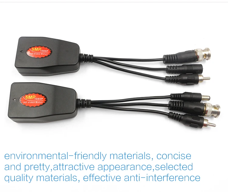 UTP Video Balun ethernet connector YJS-1701AVP BNC to RJ45 Balun