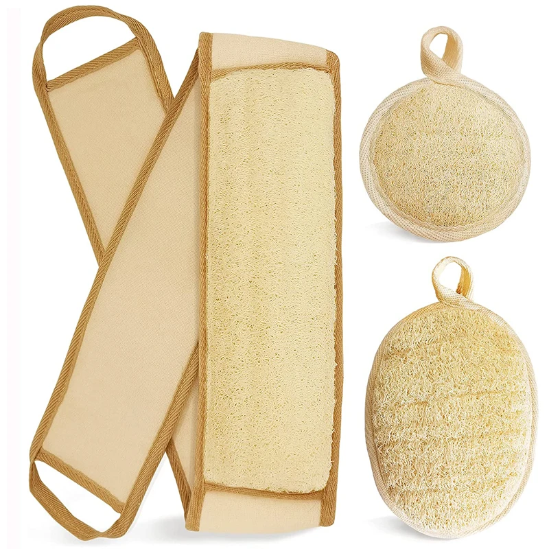 Wholesale Long Handle Hanging Soft Mesh Back Body Bath Shower Scrubber Brush Sponge For Bathroom  Bath Brush