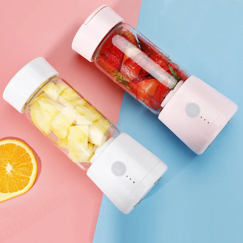 Hot Electric shaker bottle USB Rechargeable Citrus juice machine portable outdoor exercise Fruit juicer 380ml blender cup