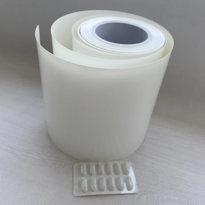 Pharmaceutical Factory Customized Transparent Color PVC/PVDC Film for Capsule and Tablet Packaging
