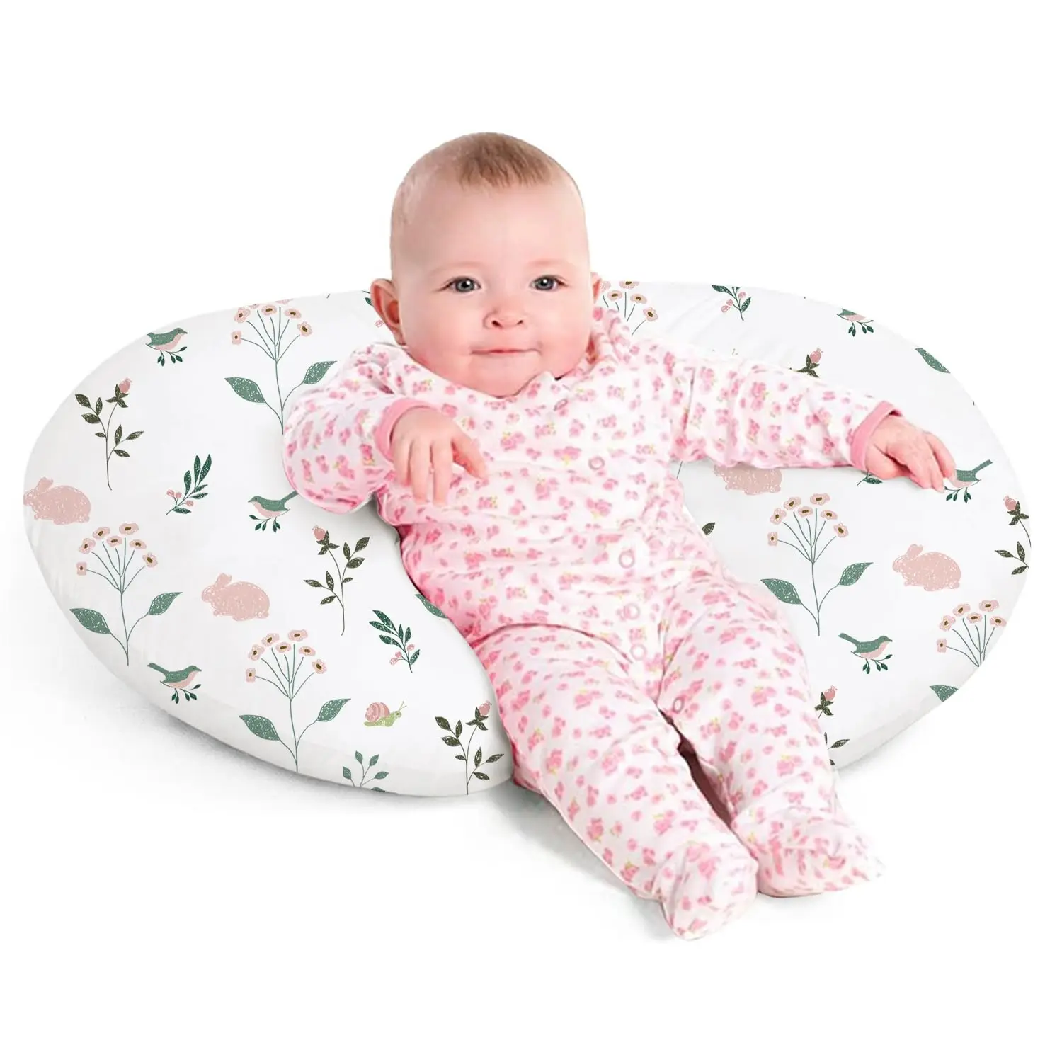 Custom Nursing Pillow for Infants Breastfeeding Pillows Baby Support Pillow  for Bottle Feeding Tummy Time