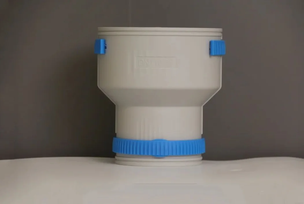 High Quality PE/PP Pipe Connector Bellows redundant fittings DN110/DN75, DN160/DN110