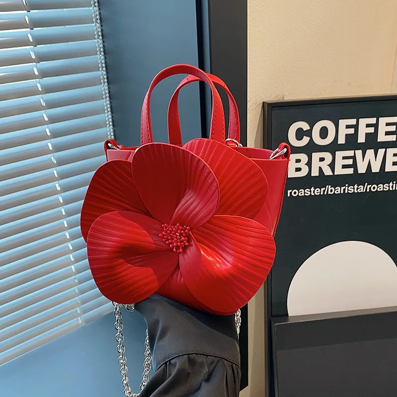 2024 New Women Flower Handbag Pu Leather Shoulder Crossbody Bag For Women NE1434
