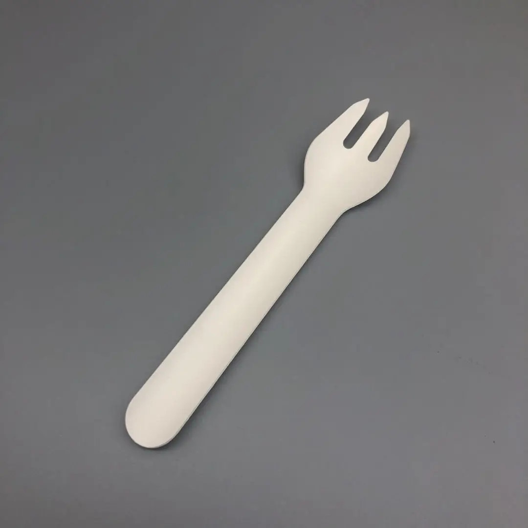 Amazon hot products and competitive price 160mm Eco-Friendly  made of disposable paper cutlery set