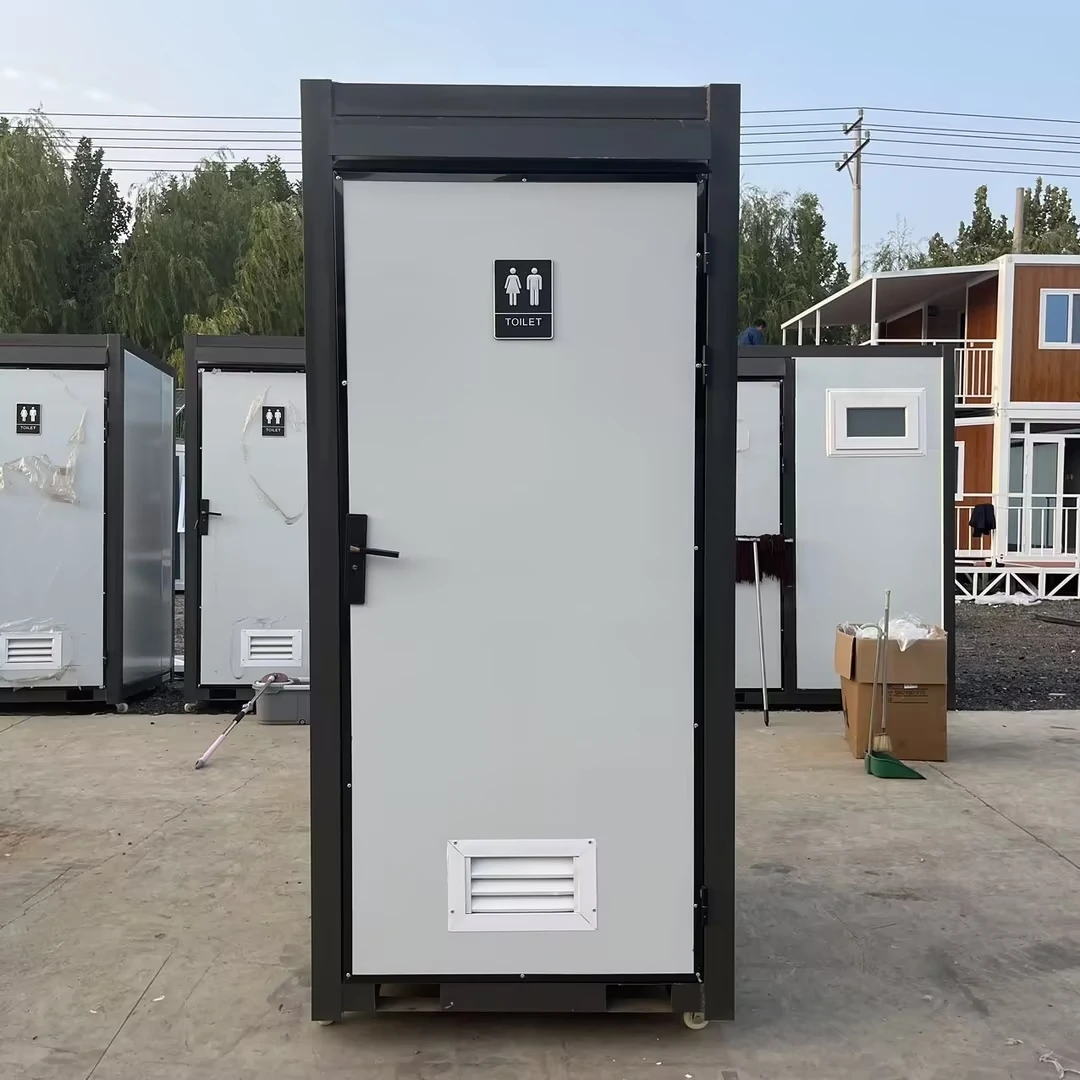 Portable outdoor security cabin fiberglass guard sentry box room house plans security cabin design Malaysia on site