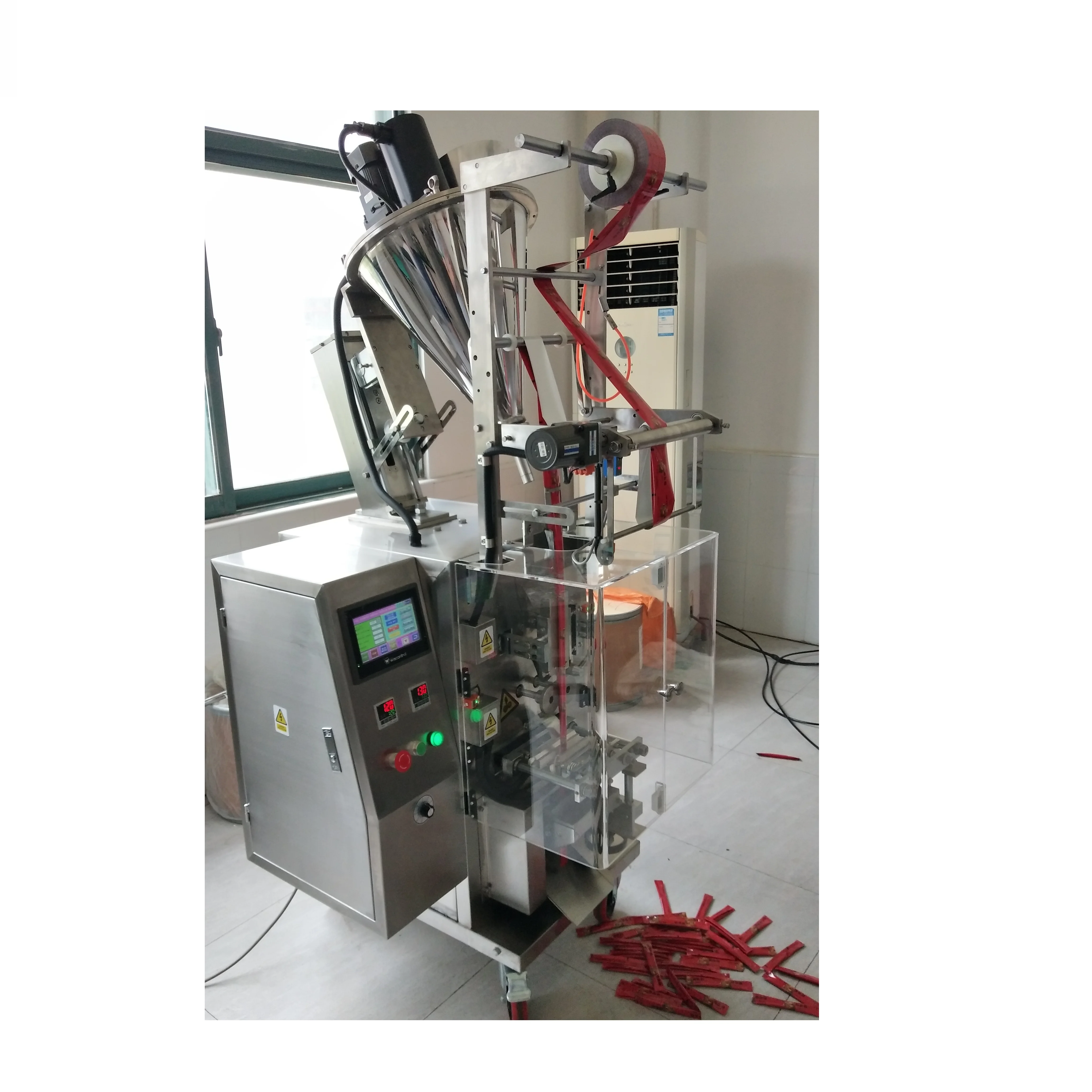 DXDF120 порошок по низкой цене 50 г 100 г 500 г вертикальный порошок чили специй порошок Саше упаковочная машина цена