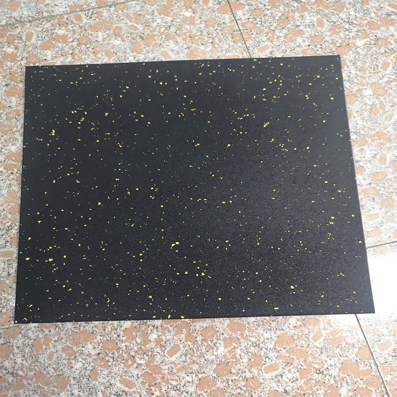 Non Toxic Composite Rubber Tile with Color EPDM Gym Rubber Flooring Mat Wholesaler