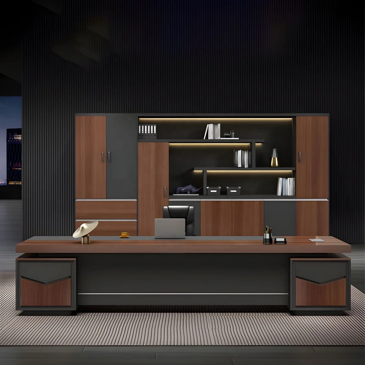 High End Luxury office desk furniture L shaped office executive boss desk ceo office table