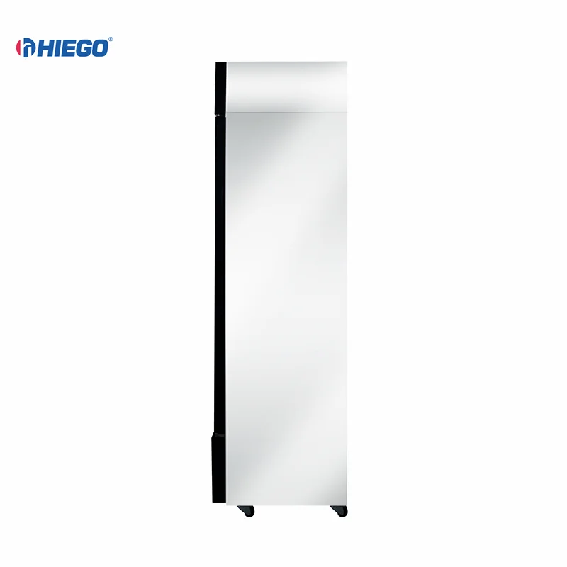 Supermarket drinks fridge display refrigerator vertical glass door beverage storing showcase chiller cold beer refrigerator