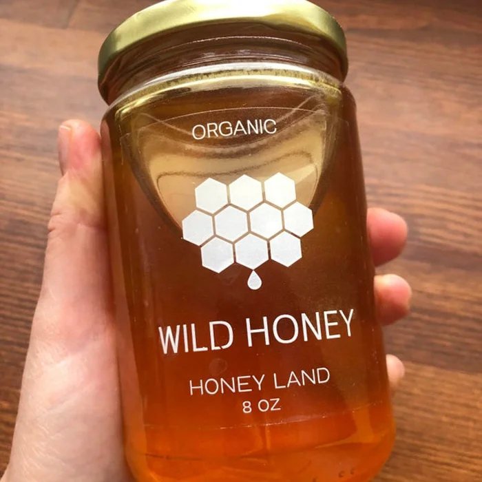 manufacture custom shape professional security seal stickers matte finish waterproof labels for honey bottle