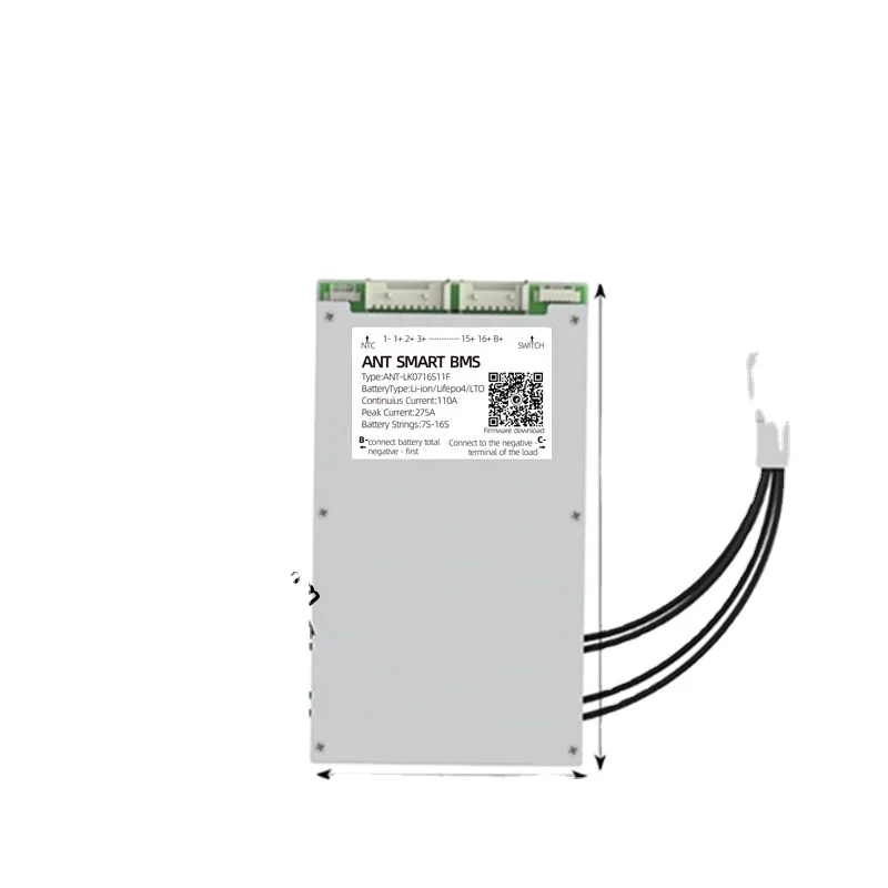 ant bms 16s 40A 80A 110A 130A 180A 240A 380A 24V 48V 96V Li-ion LiFePO4 LTO Bluetooth Android IOS for Lithium Battery pack