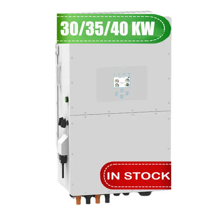 Deye 20k 30KW 35KW Hybrid inverter SUN-30K-SG01HP3-EU-BM3 SUN-35K-SG01HP3-EU-BM3 HV 3 phase Industrial hybrid Solar inverter