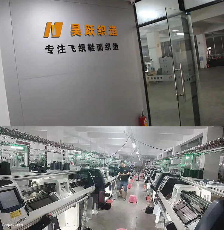 Factory Made Shoe Upper Zipper Pvc Uppers Mesh Fabric For Sports Shoes