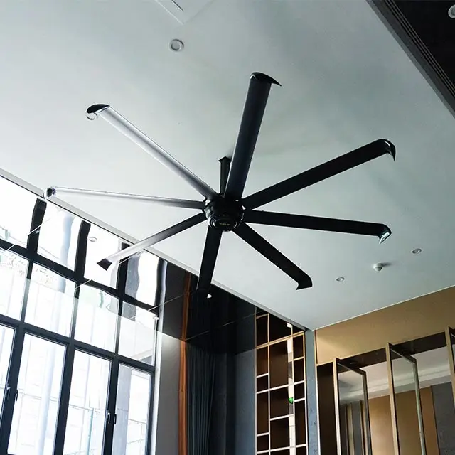 Best Outdoor Commercial 0.4KW HVLS Ceiling Fan with PMSM Motor