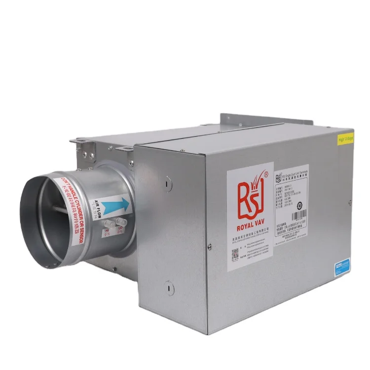 Royal Service Square Single Dut Central Heating Steel Radiators VAV terminal Air Handling Units Variable Volume Control vav box