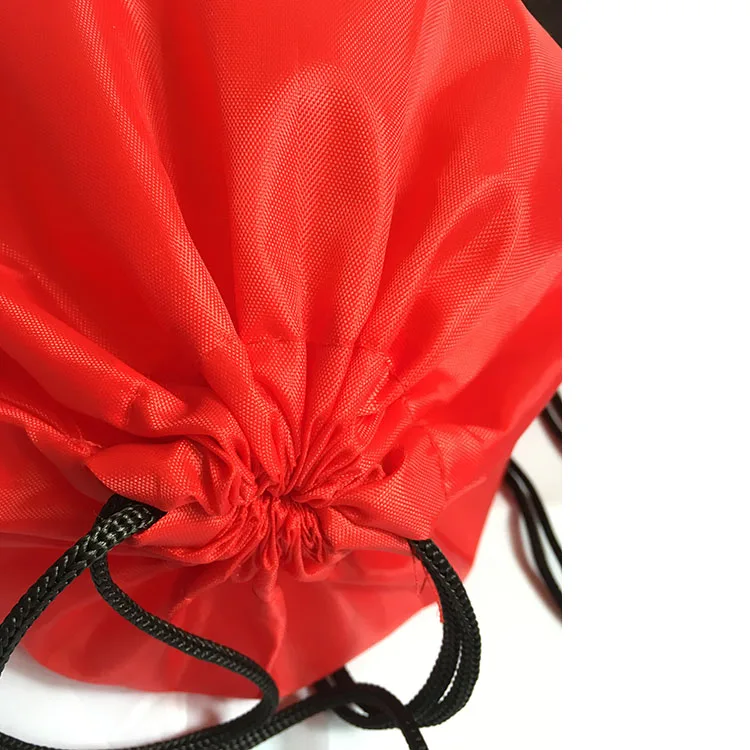 Hot sale RPET Drawstring Bag Backpacks Custom Logo Recycled Fabric Drawstring  Bag