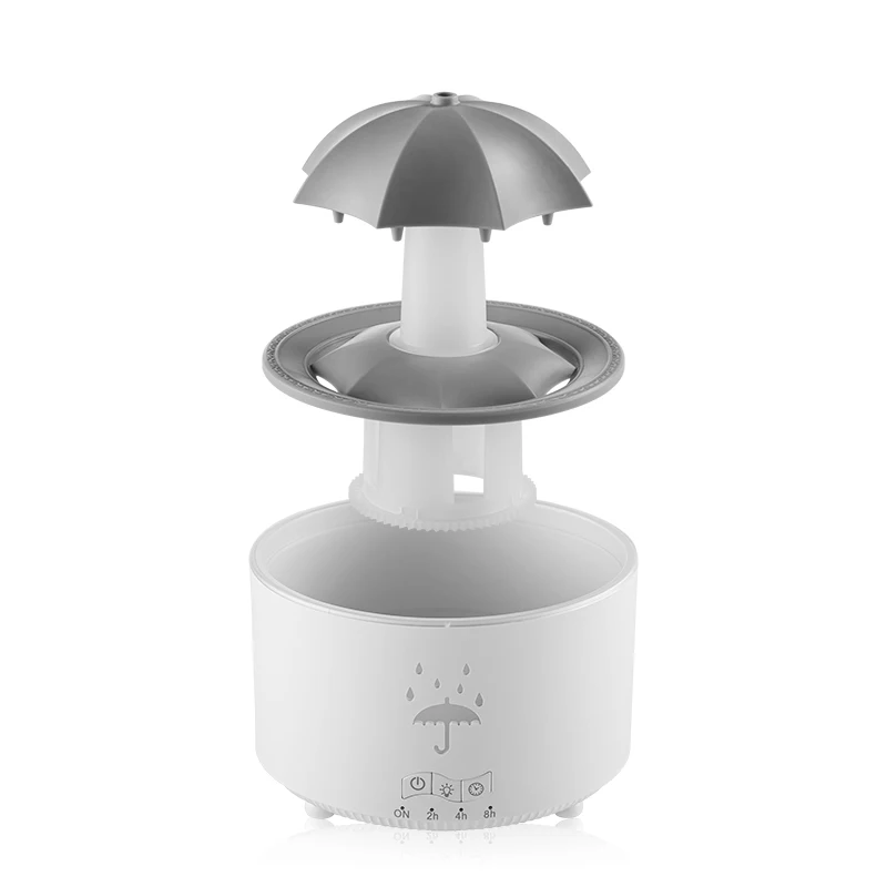 Rotating Umbrella Diffuser 300ml Essential Oil Mist Diffusers for Essential Oils 7 Colors Light Ultrasonic Oil Diffuser