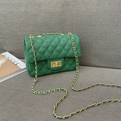 Fashion luxury pu leather luxury caviar crossbody bags purses shoulder handbag for women