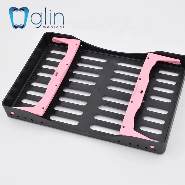 Стоматологическая стерилизационная коробка для инструментов/с 10 держателями/автоклавируемая при высокой температуре/G-032B