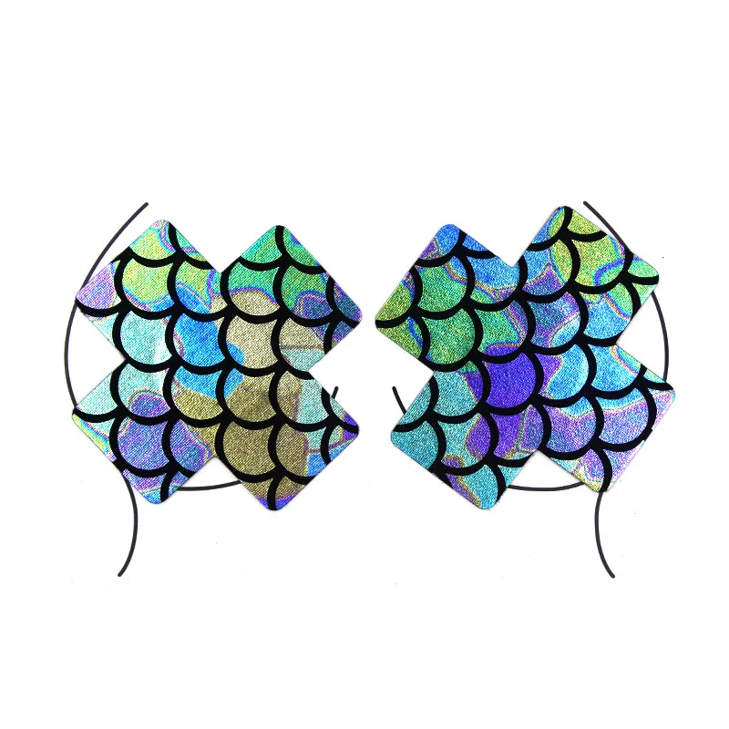 Magic Color Sexy Leopard Print Sexy Nipple Stickers Nipple Stickers Crystal