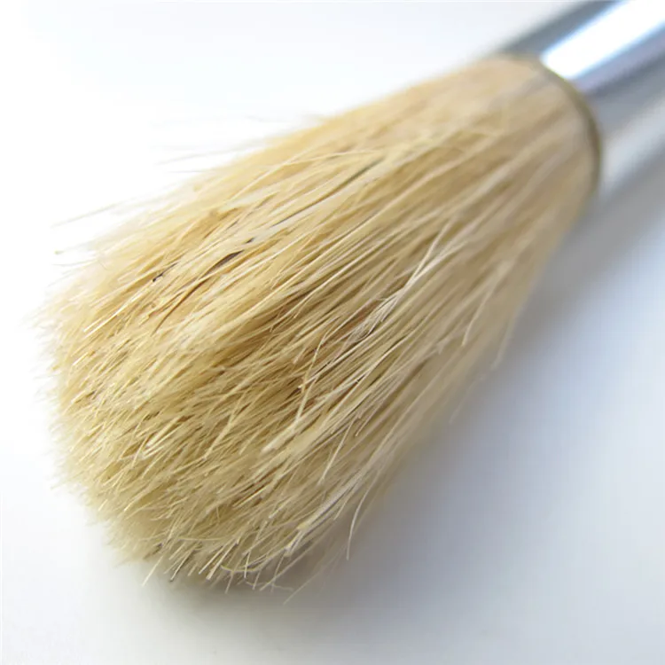High Quality 1pcs hair natural wood handle Round oil watercolor artist painting brushes