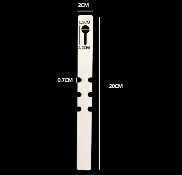 20*2CM Plastic Plant Tree Tags Labels Wrap Around Hanging Garden Markers