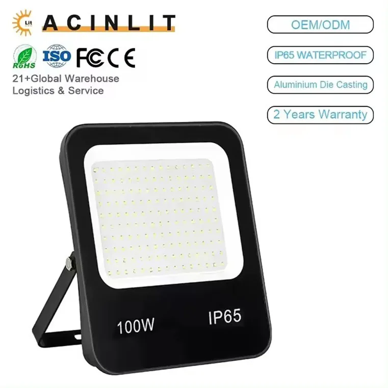 New Outdoor Waterproof Projecto Smd LED Flood Light Ultra Slim Body Ip65 50w 100w 200w 300w 400w 500w Watt LED Flood Light